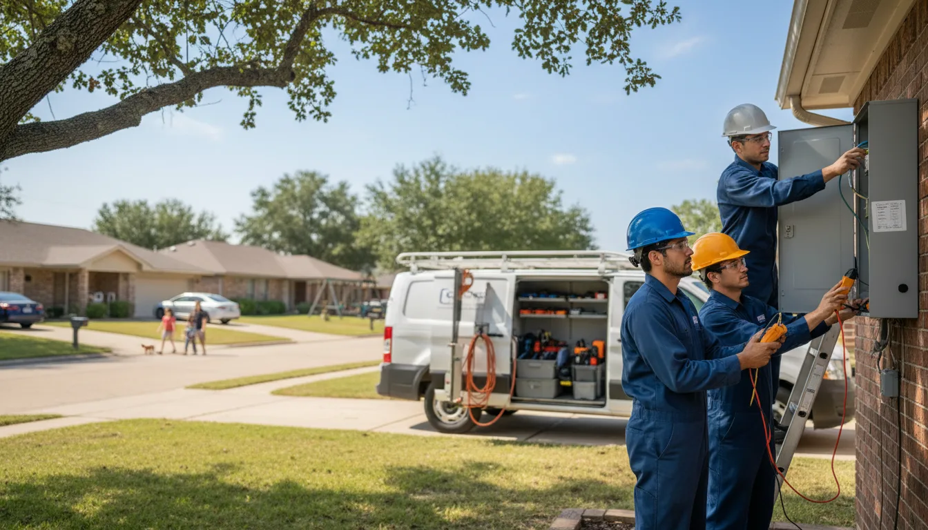 Certified electrician providing emergency electrical services in Gordon, GA